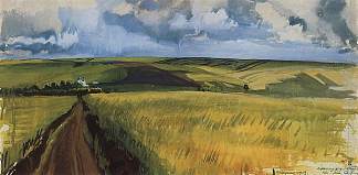 内斯库奇诺耶。田。 Neskuchnoye. Field. (1912)，齐内达·塞莱布里阿库娃