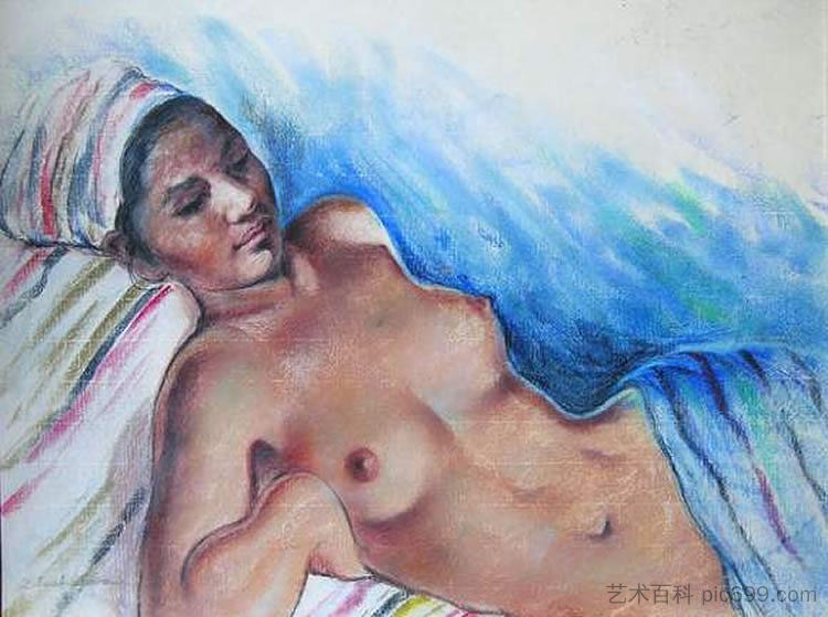 宫女 Odalisque (1932)，齐内达·塞莱布里阿库娃