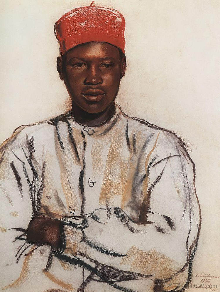 塞内加尔士兵 Senegalese soldier (1928),齐内达·塞莱布里阿库娃