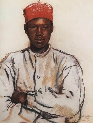塞内加尔士兵 Senegalese soldier (1928)，齐内达·塞莱布里阿库娃