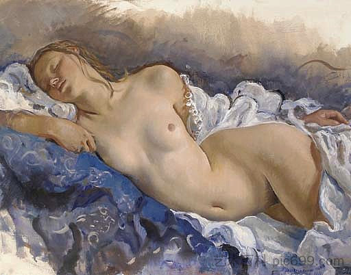 裸睡 Sleeping nude (1931)，齐内达·塞莱布里阿库娃