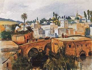 论文。摩洛哥 Thes. Morocco (1932)，齐内达·塞莱布里阿库娃