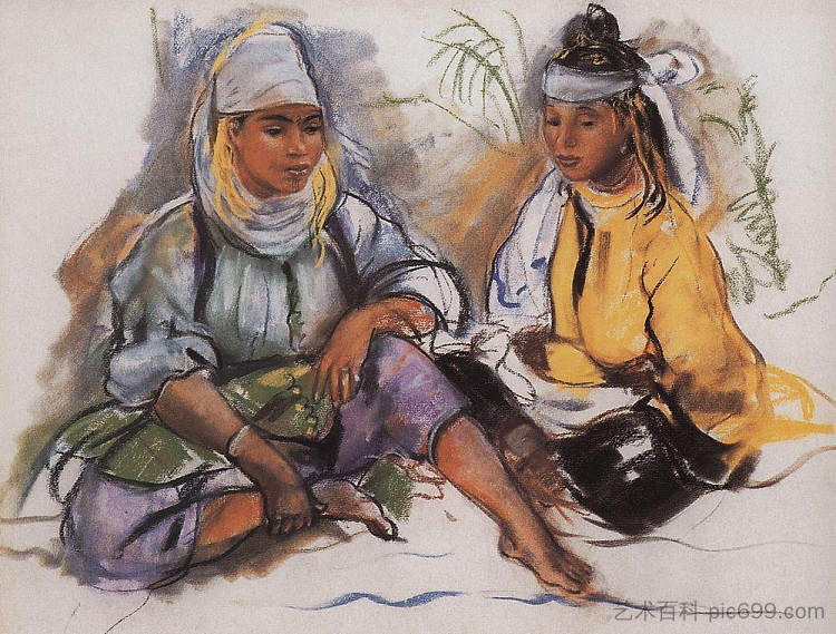 两个摩洛哥人 Two Moroccan (1932)，齐内达·塞莱布里阿库娃