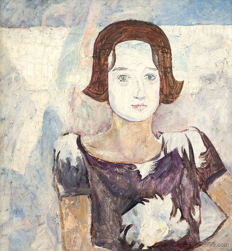 一个未知的肖像 Portrait of An Unknown (c.1960)，佐伊·勒曼